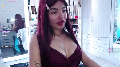 Latina curves… soft lips, pretty chest, and a little attitude. Careful… I like being stared at.