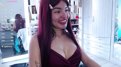 Latina curves… soft lips, pretty chest, and a little attitude. Careful… I like being stared at.