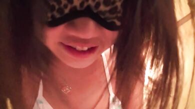 Pierced pussy young wife pet Reina blowjob, raw sex, ejaculation