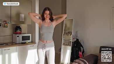 Sexy Booty Try on Haul - Fit Girl with Camel Toe