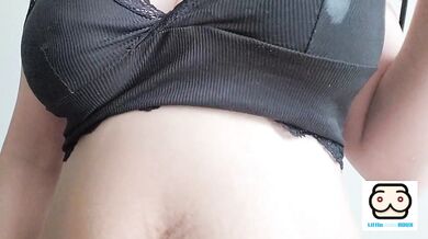 Oh my God, my full milk tits are dripping