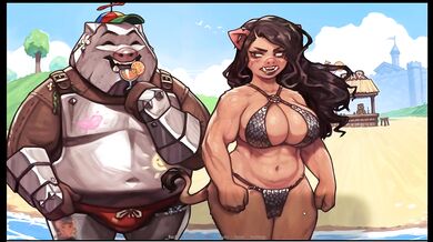 My Pig Princess 0.8 [ SEX POSITIVE Hentai Game ] Ep.36 the princess is not a JEALOUS GIRLFRIEND after this FFM 3some !