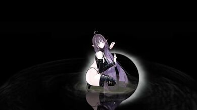 Marionette Hentai MMD | Thicc Elf VTuber Strip Dance