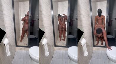 A quickie before we get out of the shower.