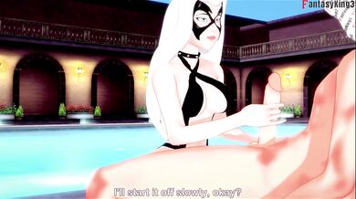 Felicia Hardy bikini blowjob (Black Cat) | Marvel Spider man | Full & POV on patreon: Fantasyking3