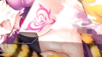 The monster made the warrior TAIMANIN his personal cum toilet, fucking the disobedience out of her with his huge cock.
