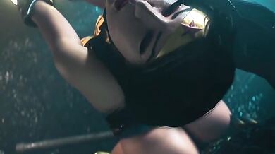 Wonderwoman gets Railed by Batman