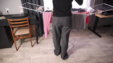 Wife's Pants Fall Down Embarrassment Fetish