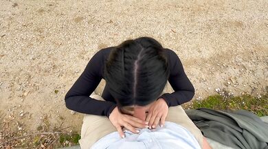 Cute Natural Ass Perfect for Doggy Style - outside and risky TonnyandMia