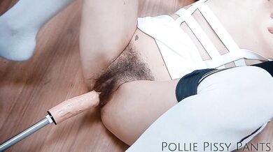 Hairy MILF Machine Fucked Into Another Dimension - Loud Sexy Moaning - Part 1