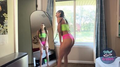 Petite 19yo Teen "Ebony" in her FIRST EVER PORN! True Amateur Hardcore Homemade Dominant Daddy Submissive Slut Age Gap Compilation