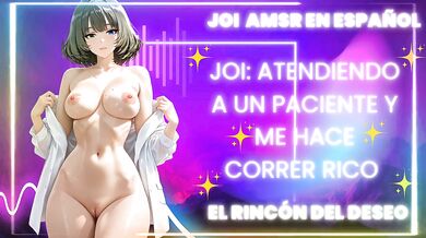 JOI ASMR Atiendo a un paciente y me coger rico /mamada real/ gemidos reales/ corrida real/JOI/ ASMR