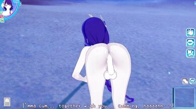 RAIDEN SHOGUN (GENSHIN IMPACT) OFFICE SUIT KOIKATSU SUNSHINE [SMOOYH ANIMATION]