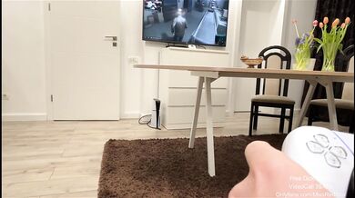 Stepsister Want to Play a Game ... Rubbing and Grinding her Tight Pussy