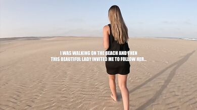 POV | A STRANGER ON THE BEACH INVITED ME TO FOLLOW HER | AMAZING ASS