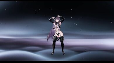 Pop Strip Dance | Elf VTuber MMD