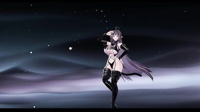 Pop Strip Dance | Elf VTuber MMD