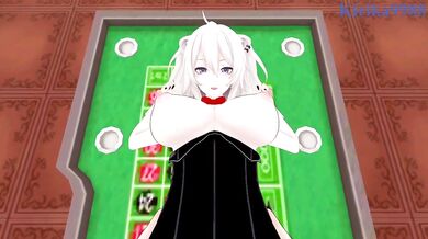 Shishiro Botan (Bunny Girl) and I have intense sex in the casino. - Hololive VTuber POV Hentai