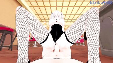 Shishiro Botan (Bunny Girl) and I have intense sex in the casino. - Hololive VTuber POV Hentai