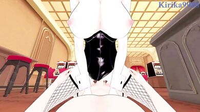 Shishiro Botan (Bunny Girl) and I have intense sex in the casino. - Hololive VTuber POV Hentai