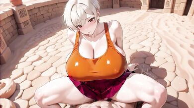 Big Tits Blonde Planned Sunbathe Ended in Overflow Haha