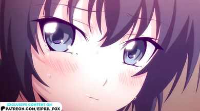 Cutie Himekawa Hayuru the Cat Girl plays with her Pussy! Furry Masou Gakuen Hentai Anime