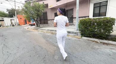 Big ass nurse offers me the virginity cure