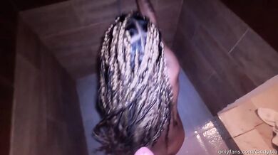 White Guy Fucked My Wet Ebony Pussy Under The Shower