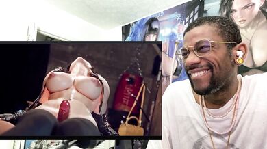 Tight Bald Pussy Tifa Makes A Pervert Cum Hard And She Gets Anal Creampie