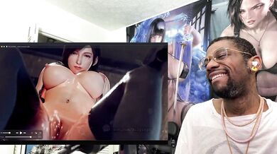 Tight Bald Pussy Tifa Makes A Pervert Cum Hard And She Gets Anal Creampie