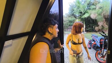 Hermosa culona me invito a una cabaña y follamos por todas partes hasta vernirme en su culo