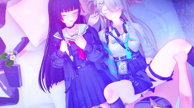 Lynae gets fucked while her best friend watches - Wuthering waves
