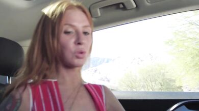 Tiny Redhead Explores Palm Springs