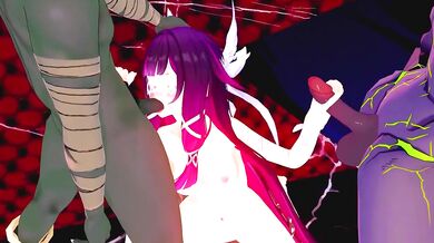Columbina x Hilichurl hard fuck - Genshin Impact