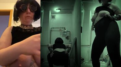 Filthy dark wave slut Nymeria Malfoy raves with naked tits
