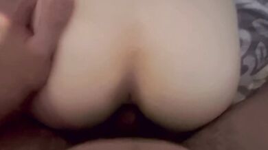 I couldn't stand it and fucked her right in her panties, a real home video
