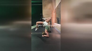 IG Live Gym: 18yo Virgin Gang-Creamed EMBARRASSED