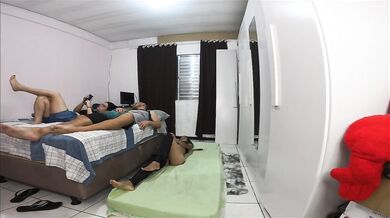 Wife had to share a room with her friend.
