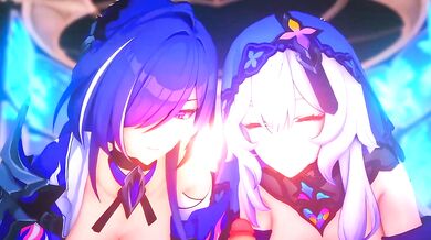 Honkai Star Rail - Acheron and Black Swan Intense Hardcore Sex - 3D Hentai Animation