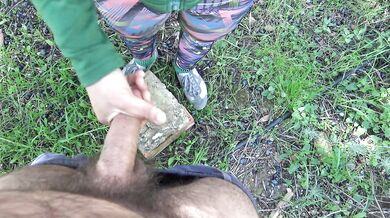 Hairy Amateur Wife Caught A Perverted Man Flashing His Dick