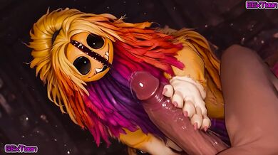 Poppy Playtime Hentai Anime - Big Tits Yarnaby furry Blow Job Hentai by eextoon