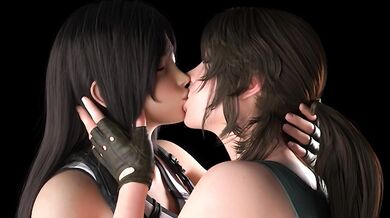 Hentai Anime Lara Croft X Tifa Lesbian Sex - Tomb Raider X Final Fantasy