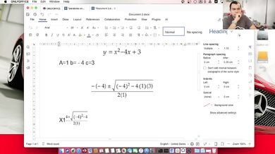 Ecuaciones cuadráticas en el plano cartesiano: Las p, su vértice e intersecciones con Geogebra