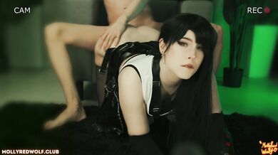 Tifa Takes It Deep in Handcuffs - MollyRedWolf