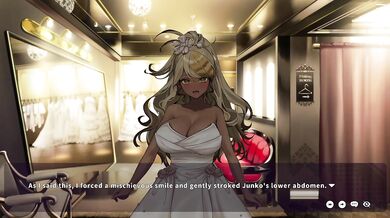 Junko Looks Lovely In Her Wedding Dress [V-Lover] [Hentai] [Creampie]