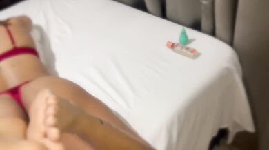 Brunette with big ass, dripping wet, ejaculation inside