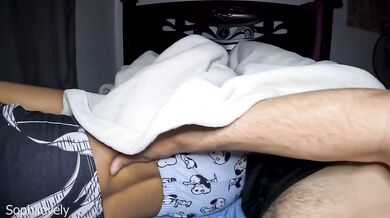 I came outside her pussy but I put it back in, Homemade porn