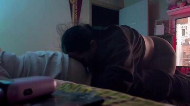 Sexy step sister sucks and fucks the shit out my dick