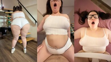 CHUBBY STEPSISTER Wants Creampie After Workout Session