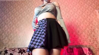 My ass in skirt, you go crazy
